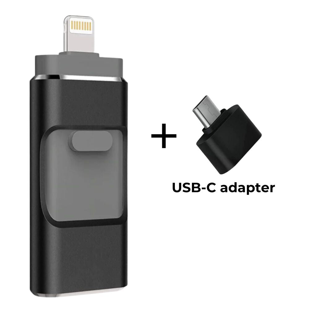 4-i-1 USB-minne – Blixtsnabb bildöverföring