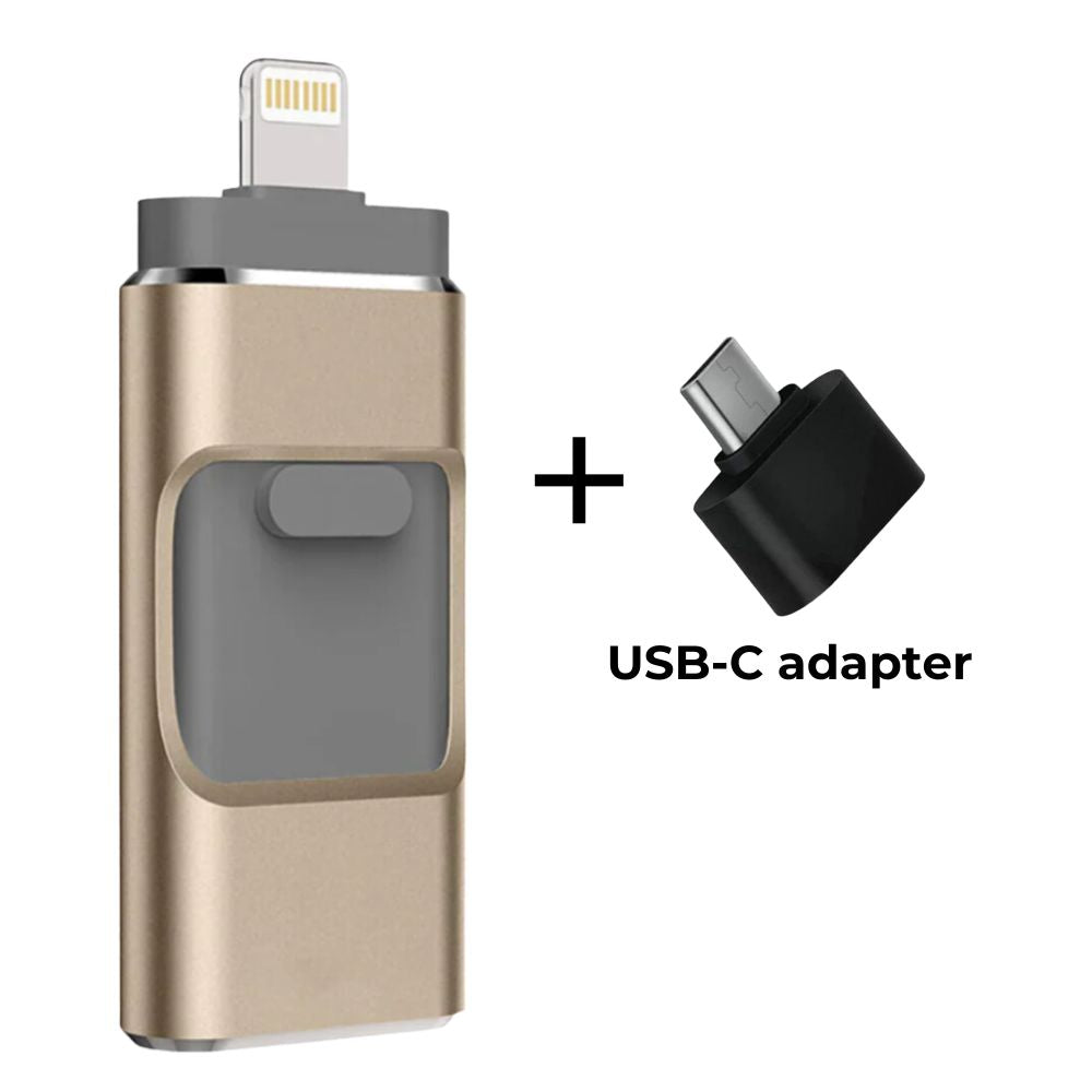 4-i-1 USB-minne – Blixtsnabb bildöverföring