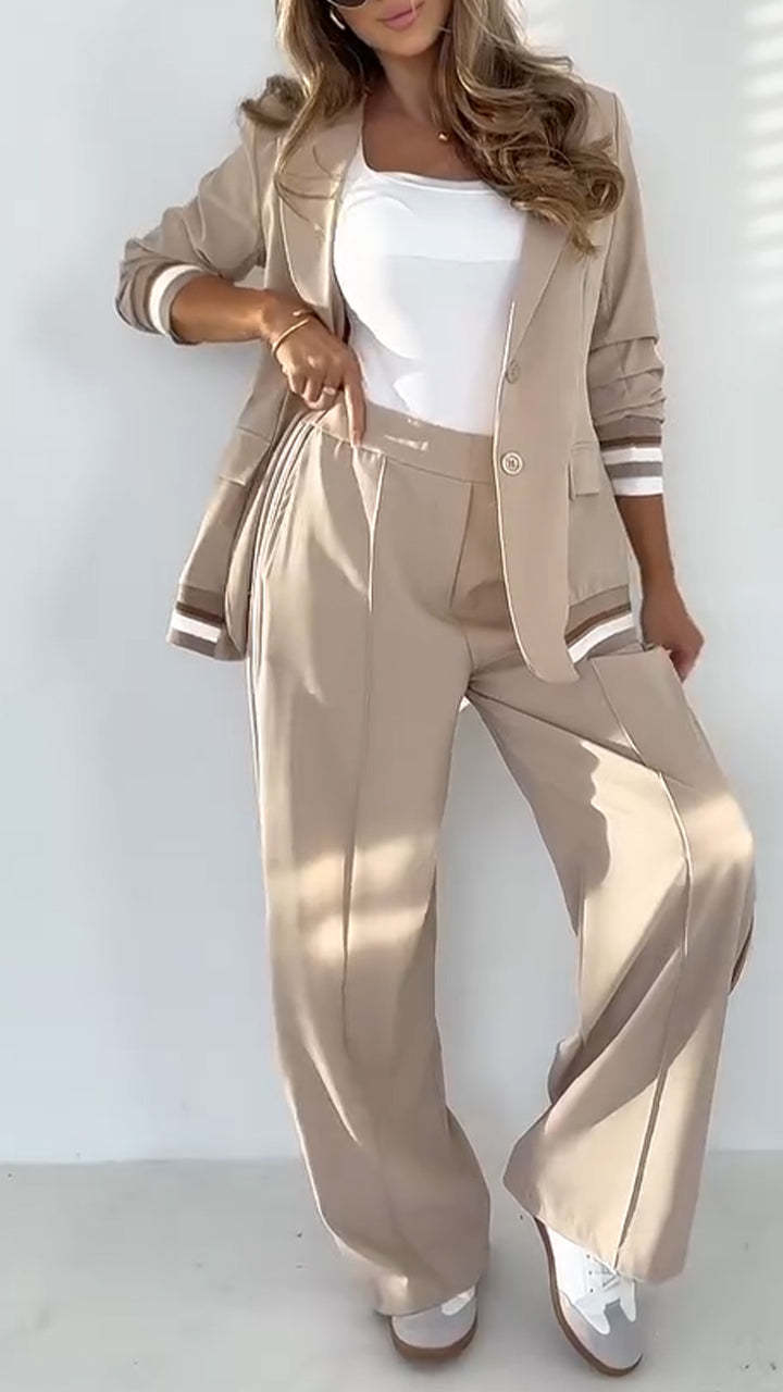 Lena - Stilig Randig Set