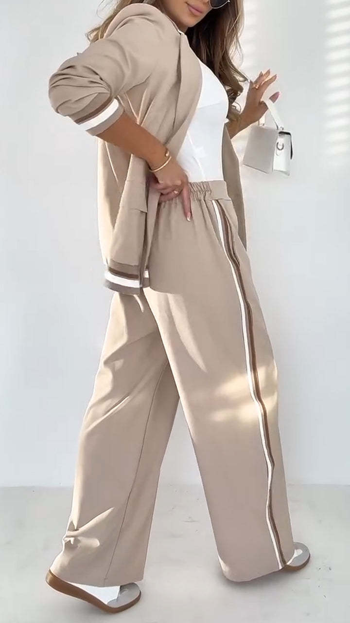 Lena - Stilig Randig Set