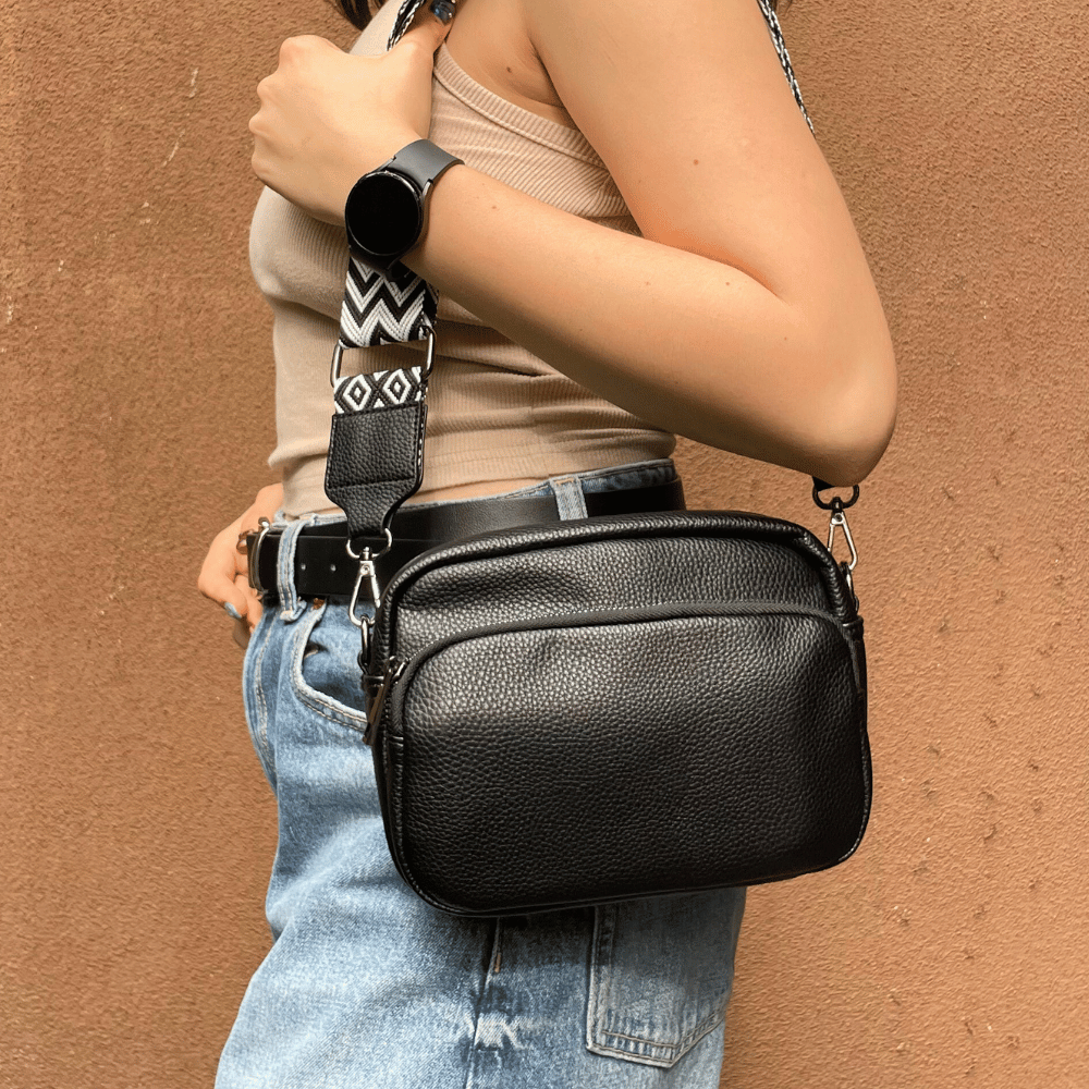 LuxeBag – Läder Crossbody-väska