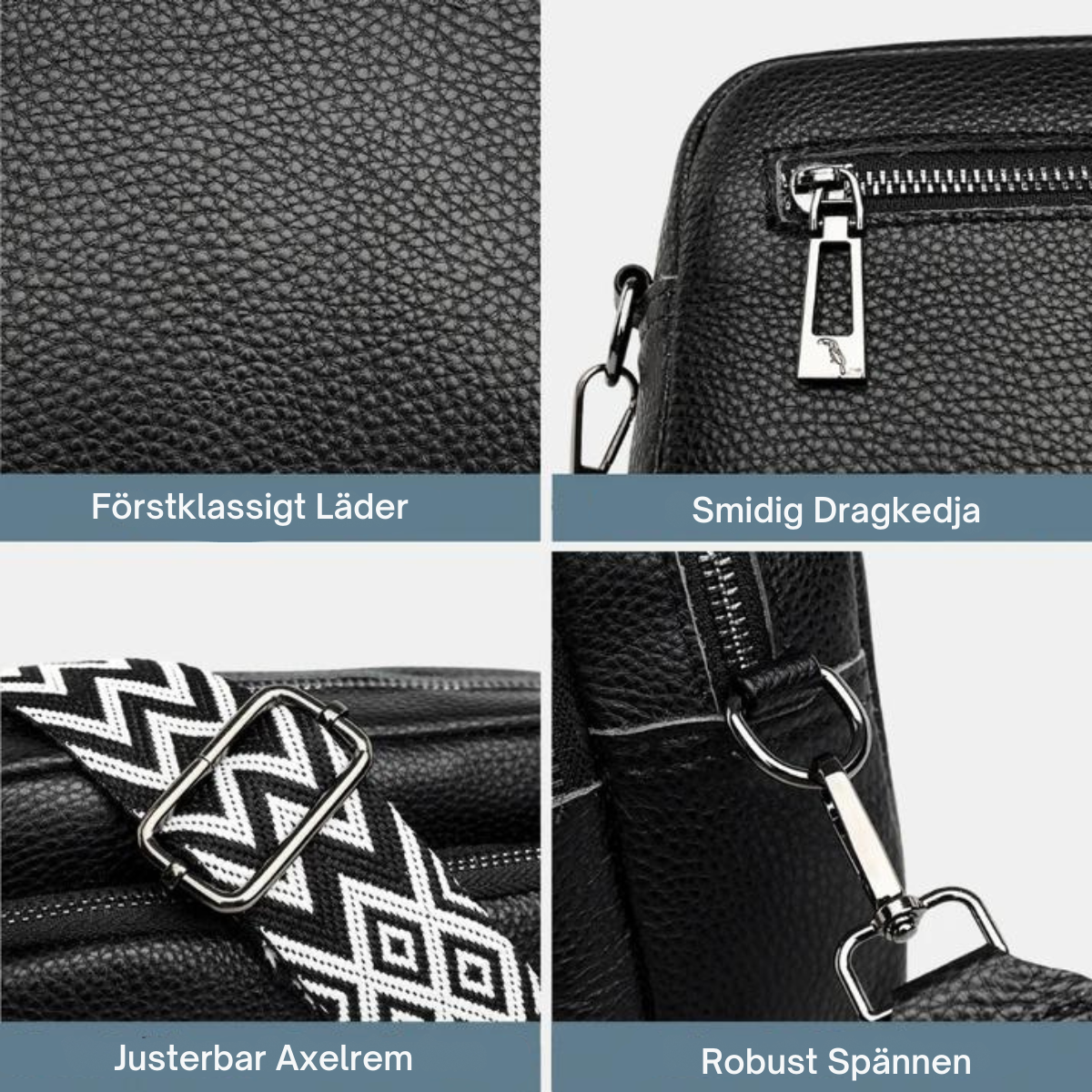 LuxeBag – Läder Crossbody-väska