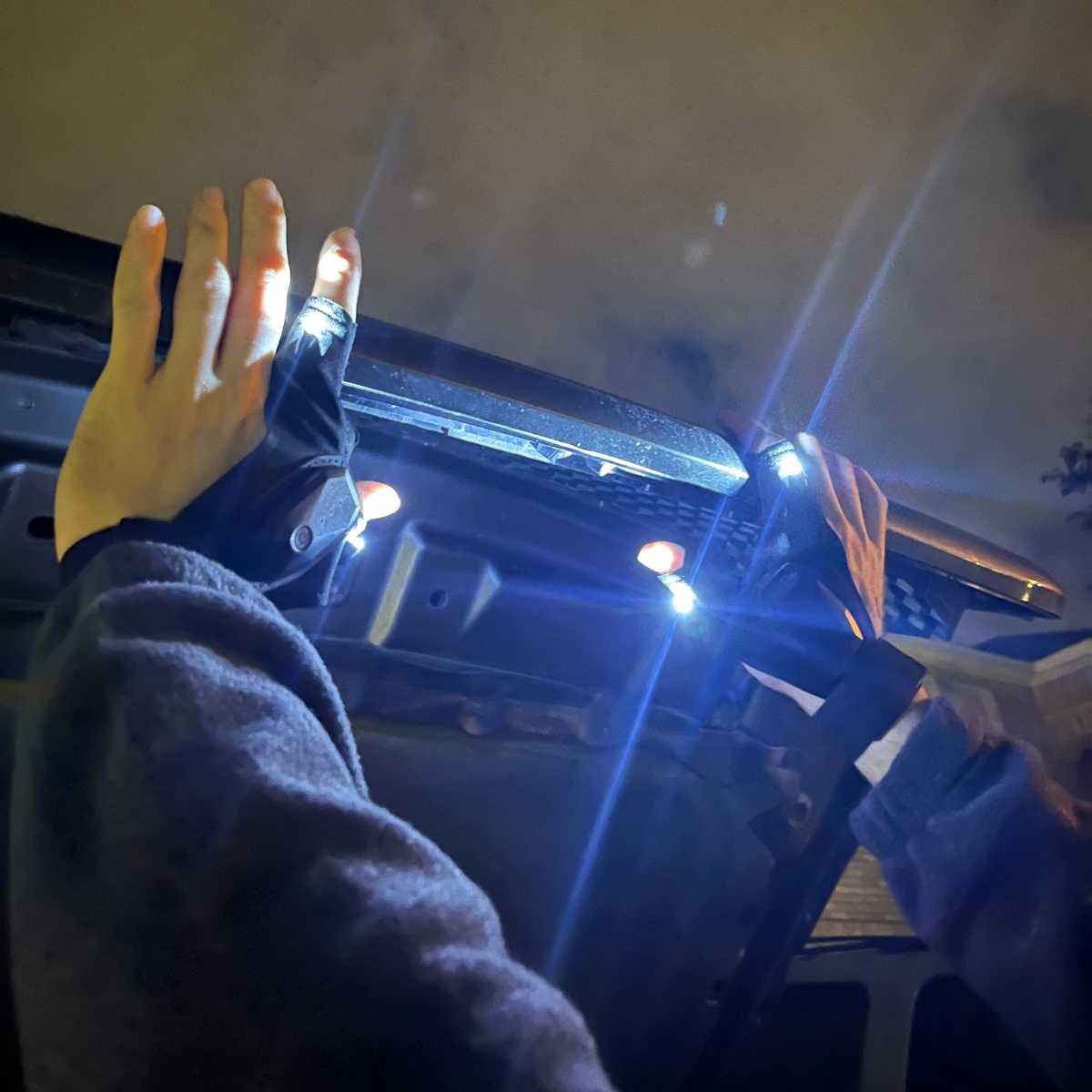 LEDGrips Arbets Handskar