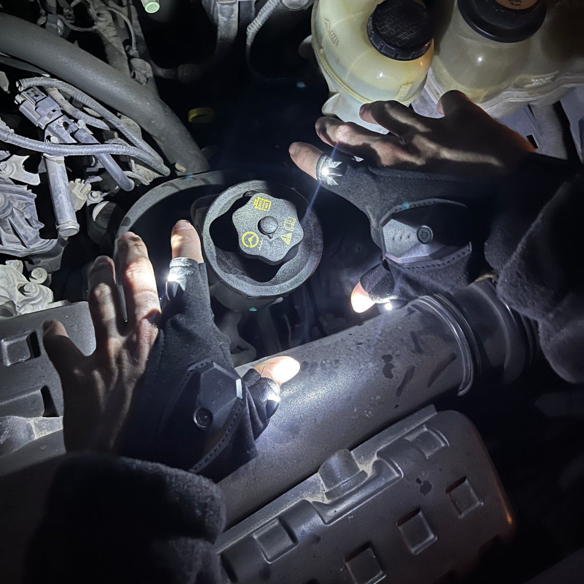 LEDGrips Arbets Handskar