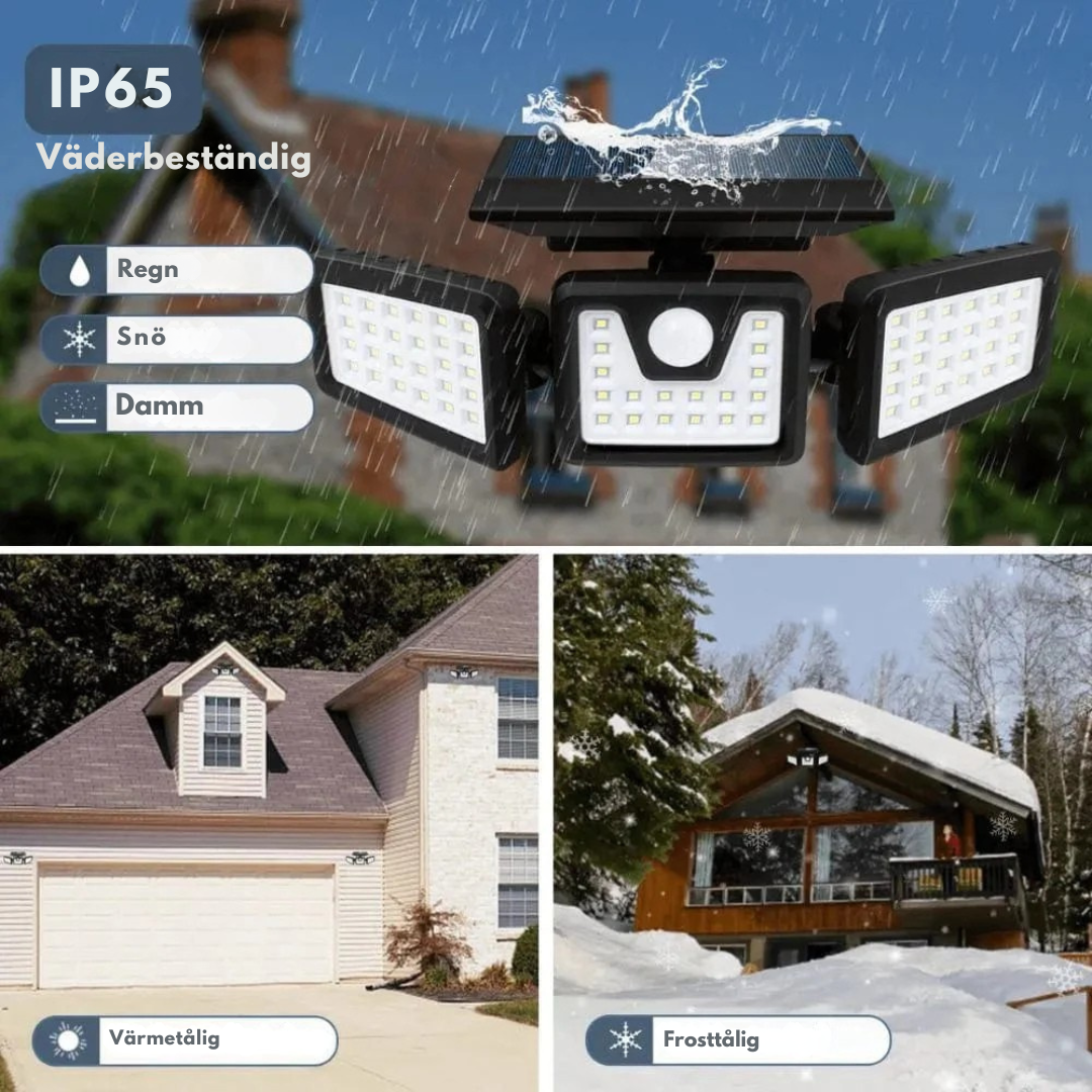 AD30 – LED-lampa med solenergi