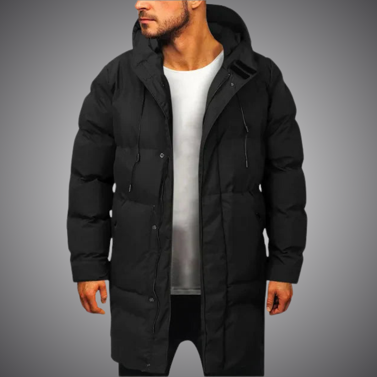 FJØR - Lång Vinterparkas