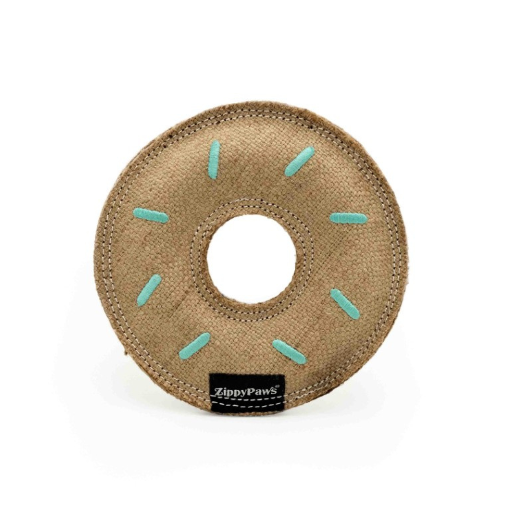 Jute Donut – Hundleksak – Miljövänlig