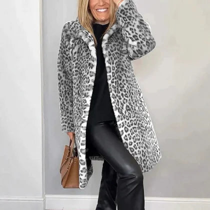 Leopardmönstrad Jacka