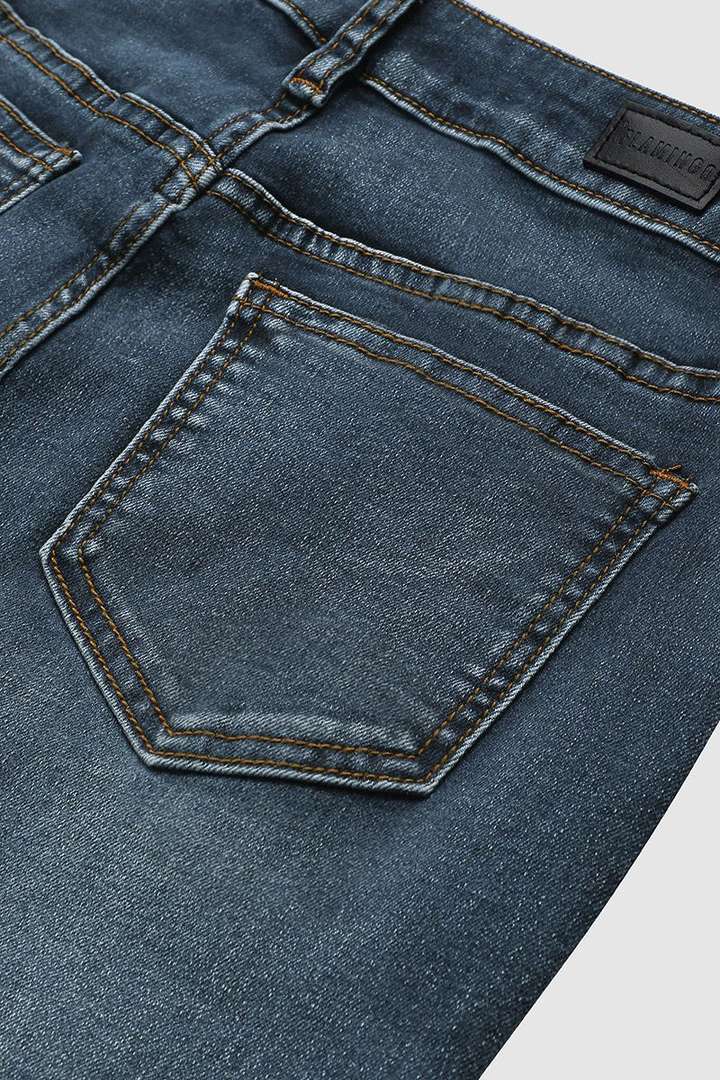 Flamingo – Blommiga Denimbyxor