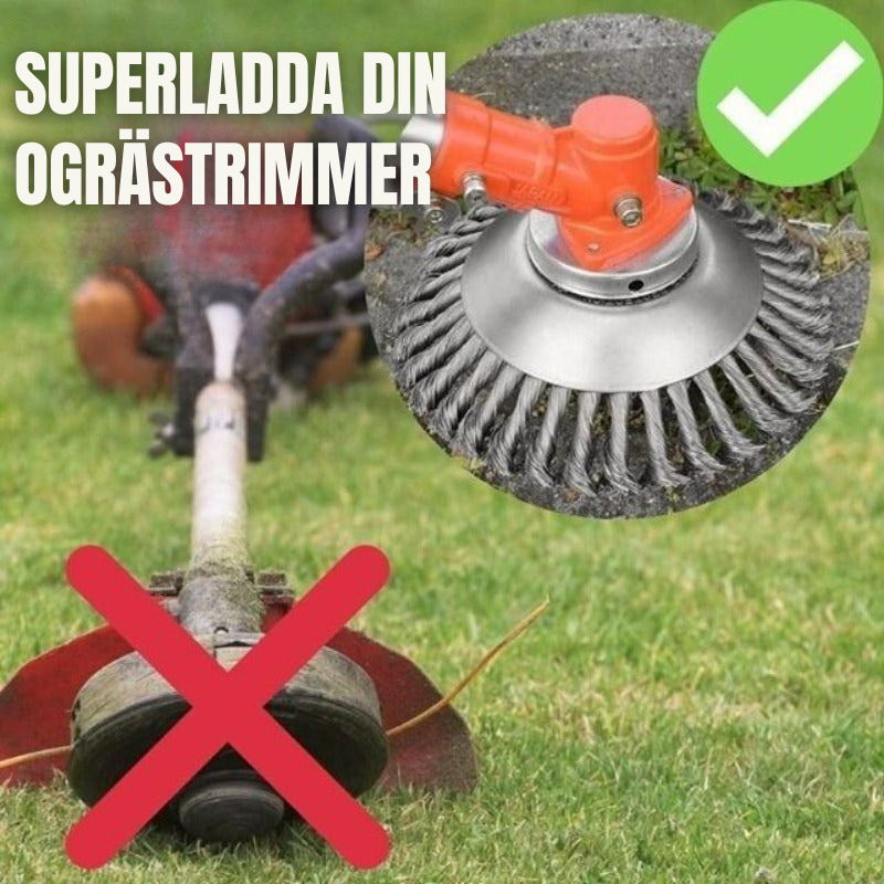 GrassTrim – Oknäckbart trimmerhuvud