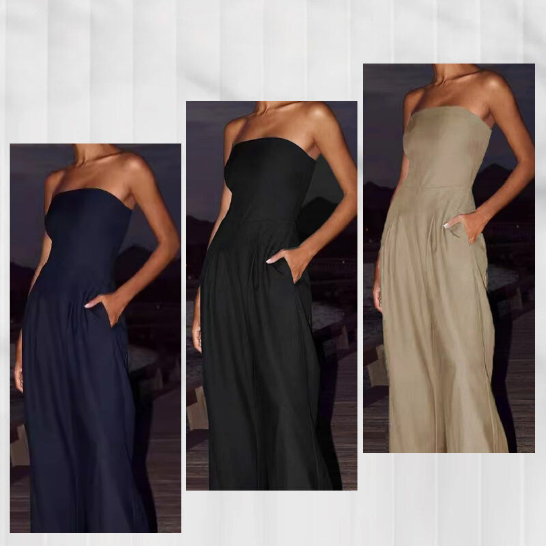 Lana – Axelbandslös Jumpsuit