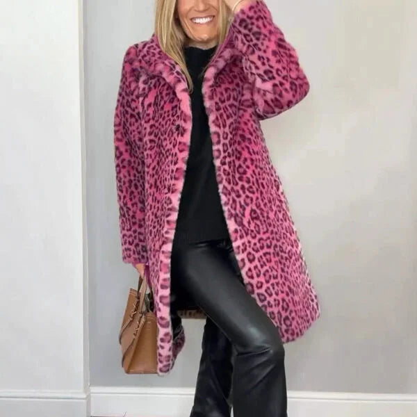 Leopardmönstrad Jacka
