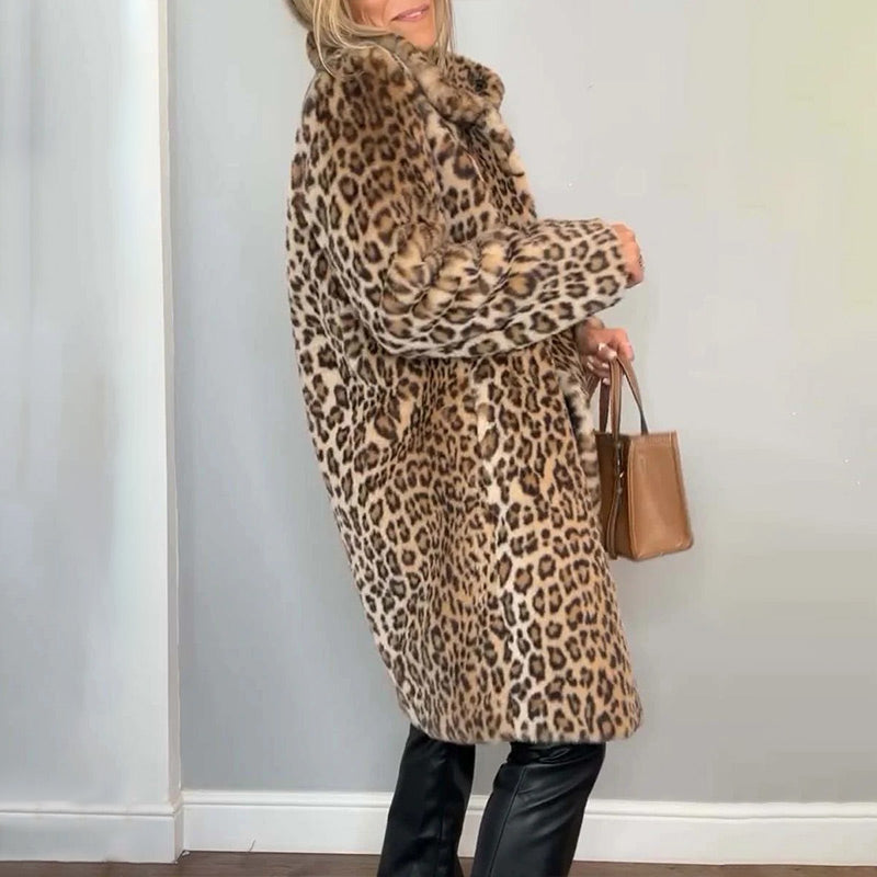 Leopardmönstrad Jacka