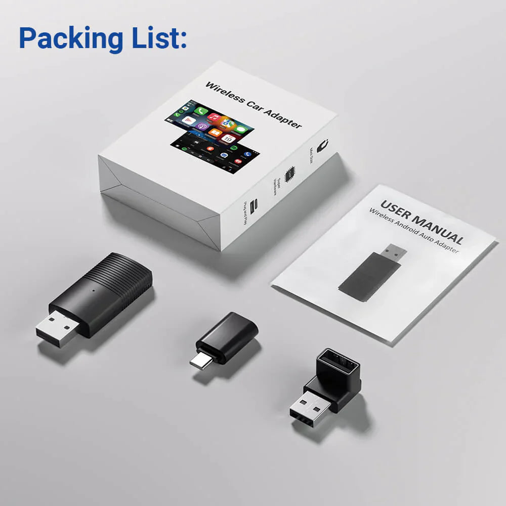 Mini Trådlös CarPlay/Android Auto Adapter