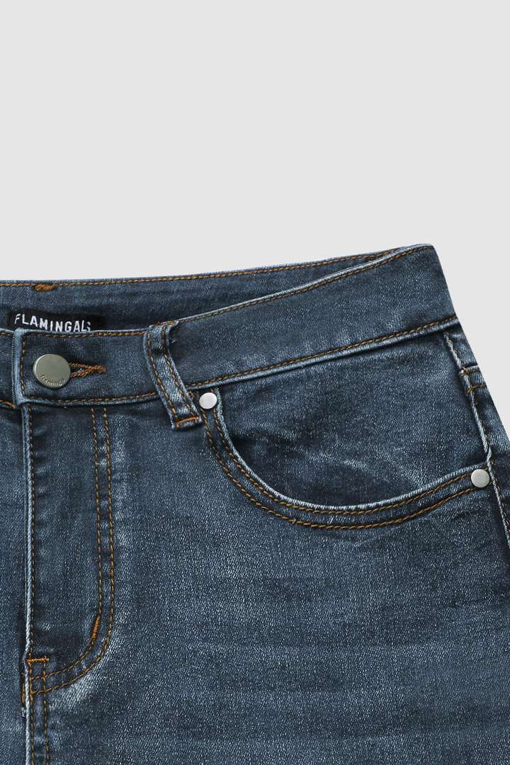 Flamingo – Blommiga Denimbyxor