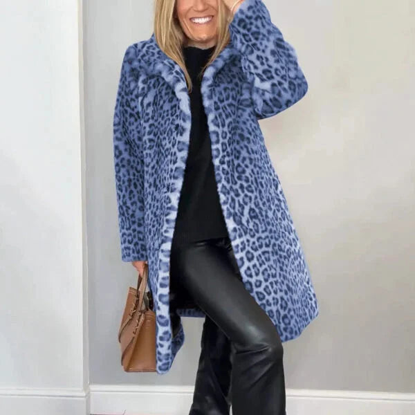 Leopardmönstrad Jacka