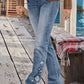 Flamingo – Blommiga Denimbyxor