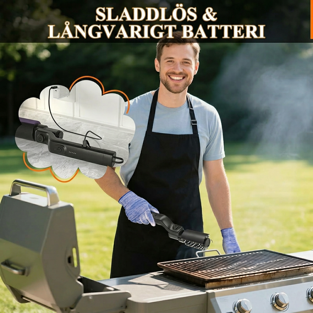 GrillPro - Elektrisk Grillborste