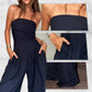 Lana – Axelbandslös Jumpsuit