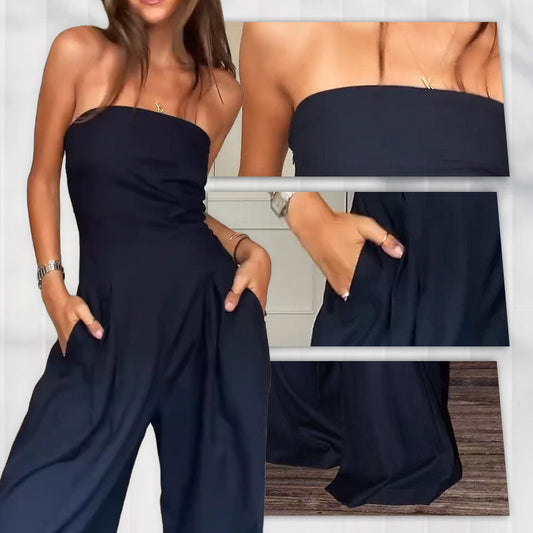 Lana – Axelbandslös Jumpsuit