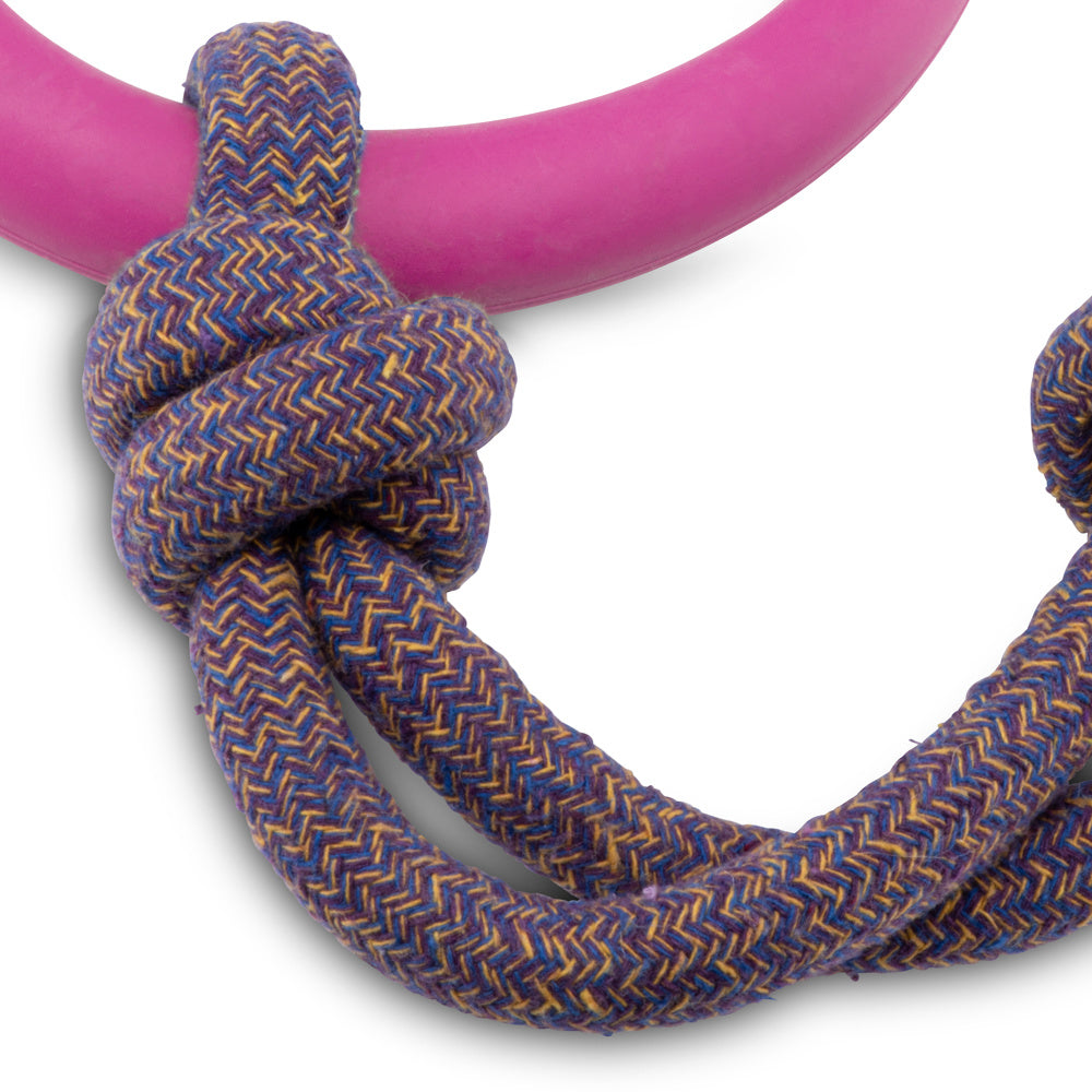 Hundleksak – Rep med Ring – Slitstark – Olika Varianter
