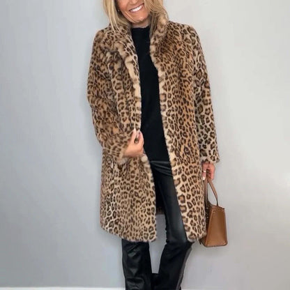 Leopardmönstrad Jacka